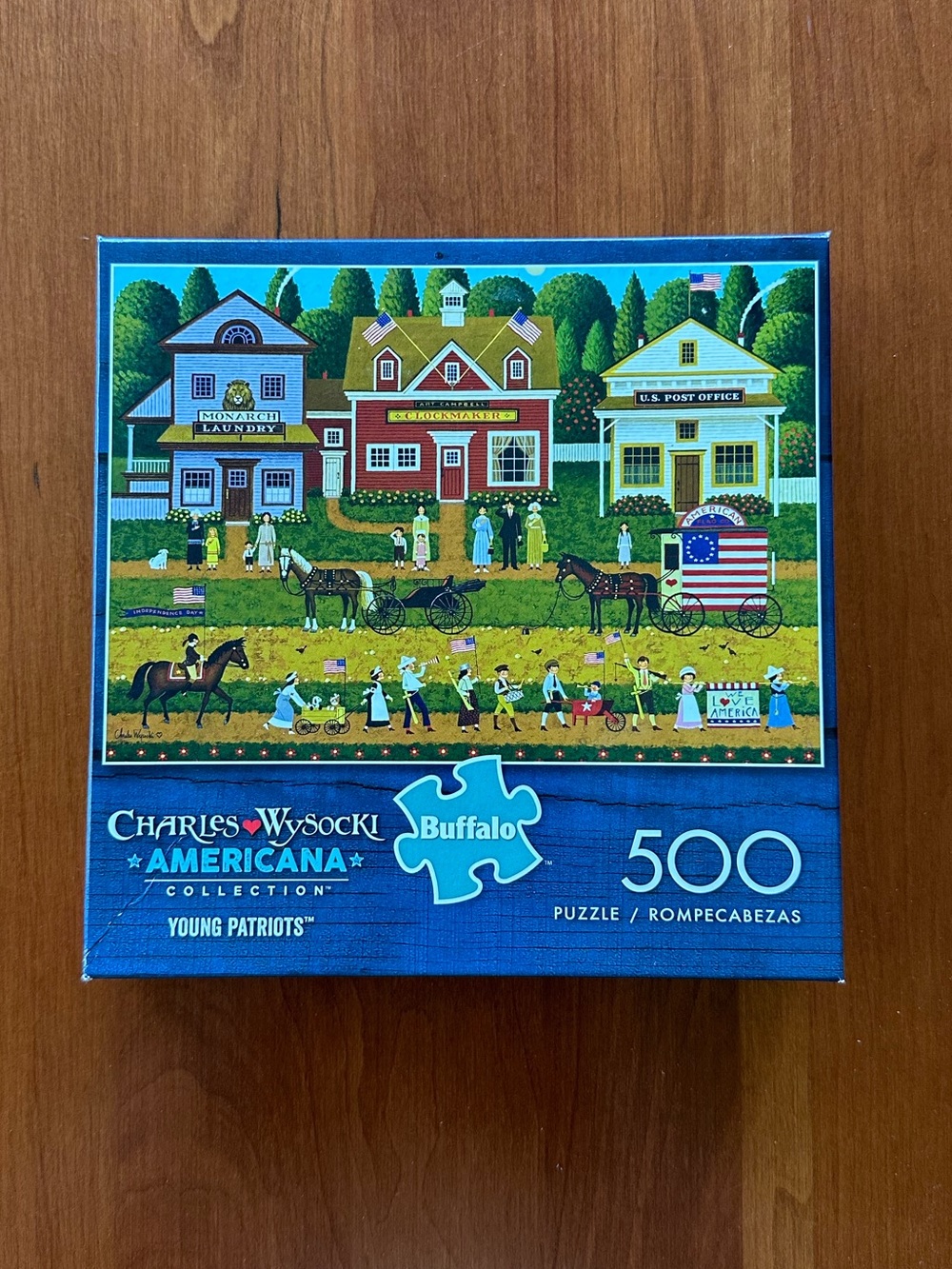Buffalo Games Young Patriots by Charles Wysocki 500 Piece Puzzle Americana